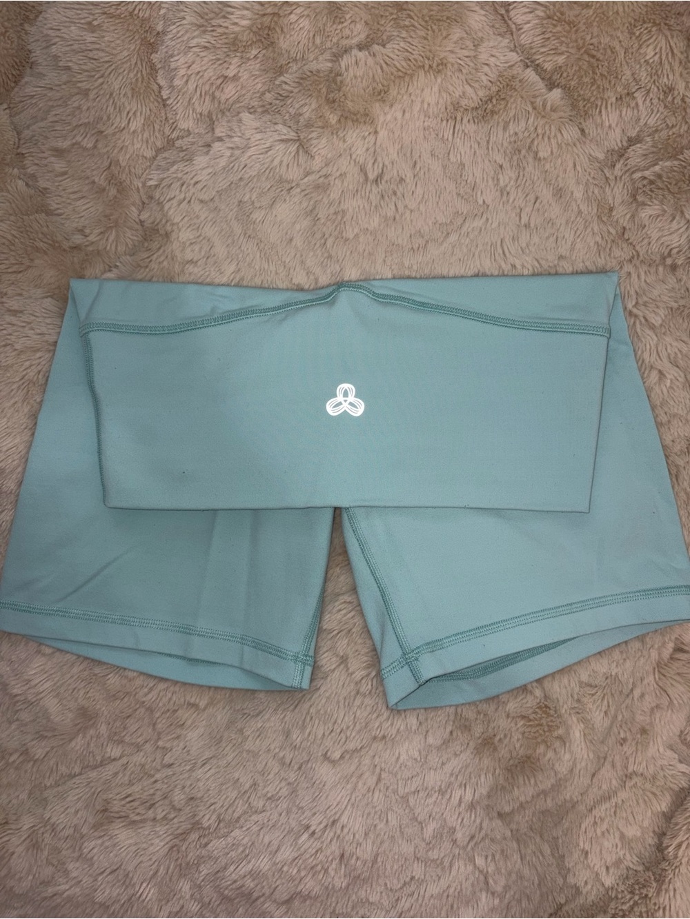 Teal Tna Women’s High-Waist Athletic Shorts